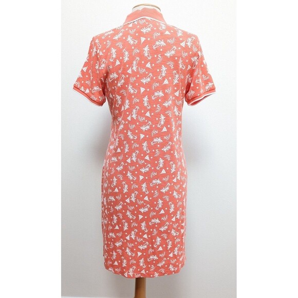 Tommy Bahama Womens Dress Palm Trees Shipwreck Light Orange Size S - Picture 4 of 6